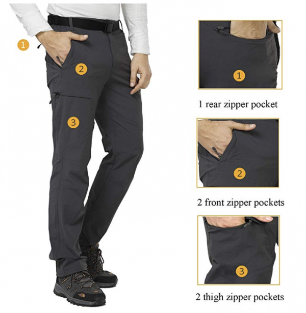 Pants with storage