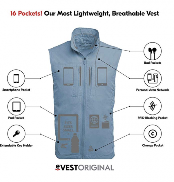 Vest for storage
